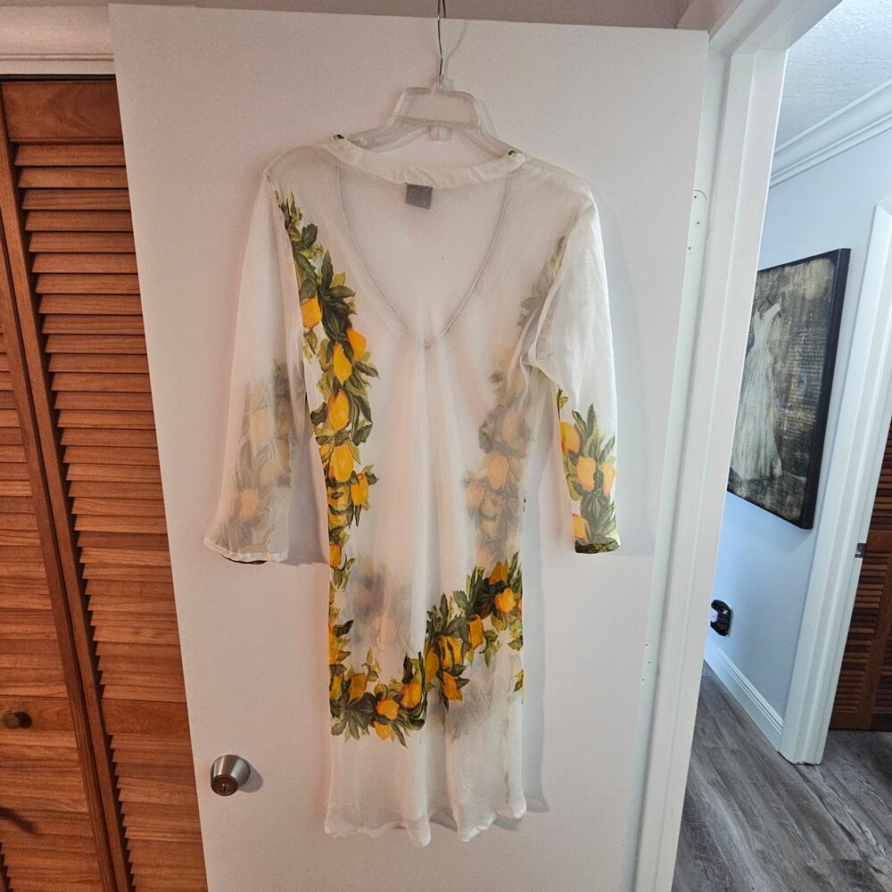 Women's Y.B Yuka Beach Cover-up Dress Size Small - Picture 4 of 7